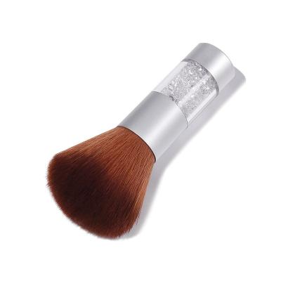 China NAIL Fisman Transparent Rod with Diamond Dust Brush Size Makeup Brush Nail Cleaning Dust Brush for sale