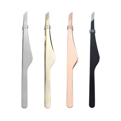 China Multifuntional Fisman 2022 New Arrive Handy Stainless Steel Eyelash Clip Eyebrow Tweezers for sale