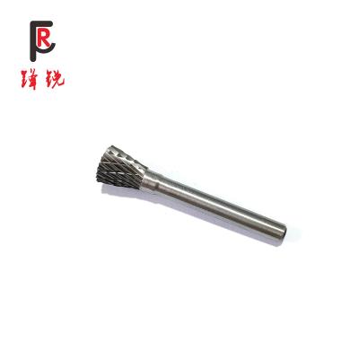 China High Quality Tungsten Carbide Rotary Burrs Abrasive Tools Type N 06-16mm Shape N;Inverted Cone for sale