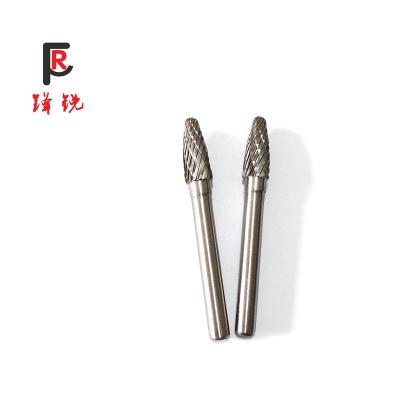 China High Wear Resistant Solid Quick Speed Tungsten Carbide Burrs Carbide Rotary Files F1020 Grinding Burrs For Electric Grinding Machine for sale