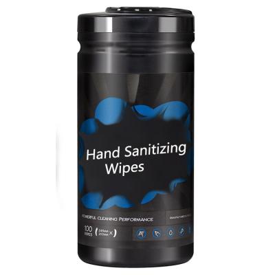 China Competitive Price ANTISEPTIC Organic Sanitary Protection Hand Sanitizing Wipes For Household for sale