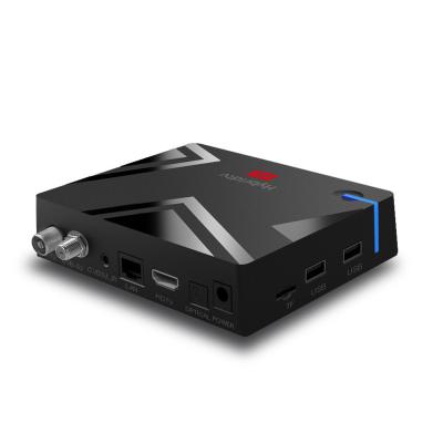 China Support 4K Ranboda Mecool K5 Hybrid Set Top Box Amlogic S905X3 Set Top Box Amlogic S905X3 dvb tuner 2gb RAM 4K Android TV Dual box with 5GHz WiFi for sale