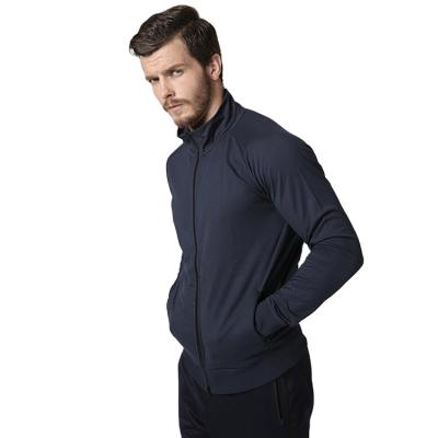 China Anti-pilling Stand Collar Windbreaker Designer Slim Fit Sports Outfits Custom Fleece Mens Jacket for sale