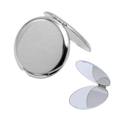 China Factory direct custom high quality stainless steel makeup square double side mirror and fold portable round mirror for sale