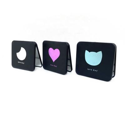 China Custom Wholesale Low MOQ Mirror Pocket Fold Up Makeup Mirrors for sale