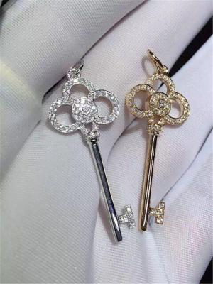 China diamonds of crown key 18kt gold with yellow gold or white gold or pink gold for sale