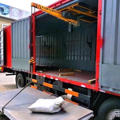 China TRUCK CRANE 3 ton electric truck mounted crane crane for sale at cheap price UAE for sale