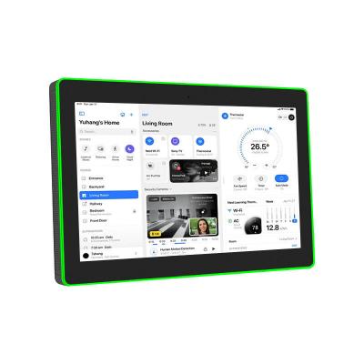 China 13.3Inch Wall Mounted Conference Room Tablet NFC/RFID POE Commercial Android Tablet Surrounding Led Light for sale