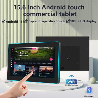 China 15.6Inch RK3566 NFC POE Power Tablet PC Wall Mounted Meeting Android Tablet With Led Light for sale
