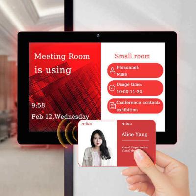 China 14Inch RK3568 Meeting Room Booking System Android Tablet Surrounding LED Light for sale