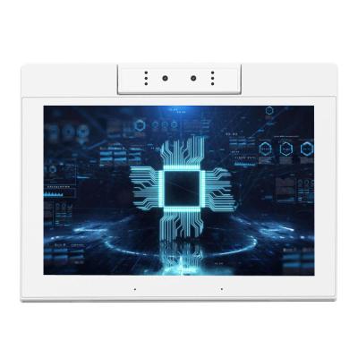 China 10.1 Inch L-shaped RK3566 POE NFC Android 11 Tablet Pc Desktop White Restaurant Ordering Tablet with Dual Camera for sale
