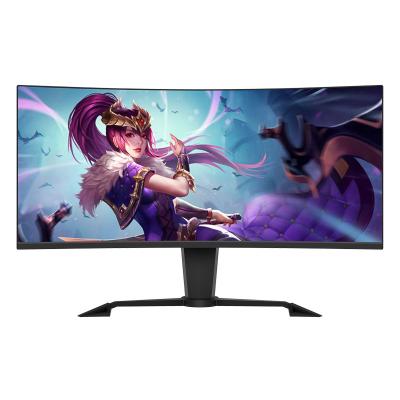 China Monitor Desktop curvado 1ms largo super Freesync do jogo de 4k 144hz 34inch à venda