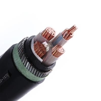China Industrial 3 Core 4 Core 5 Core XLPE Insulated High Voltage Steel Wire LSZH Armored Copper Power Cable for sale