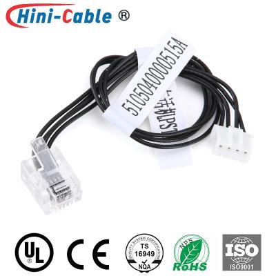 Китай Передача RJ 12 6P6C сигнала к кабелю соединителя PCB XH1.25 4Pin продается