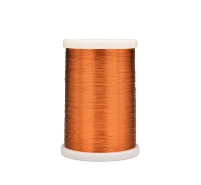 China 0.10-0.12mm QZY-2/180C heating enameled copper wire used in motorcycle magneto coil winding, magnetic wire for sale