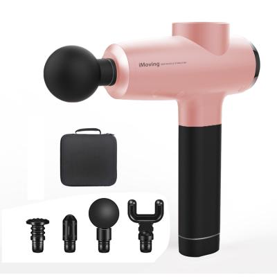 China 20 Speed Screen 30-50DB Mini Massage Gun Customized Exercising Body Massage Gun Deep Relaxation Gun Muscle Massager for sale