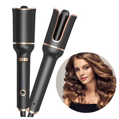 China Safety Hair Curlers Automatic Ceramic Curling Iron Hair Hesitate Crimper Magic Hair Curler for sale