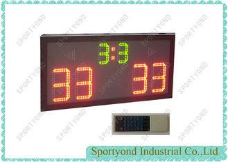 China Digital Electronic Volleyball Scoreboard With Wireless Infrared Console and Protable Size for sale