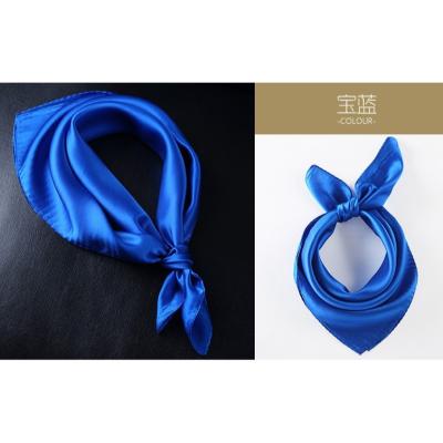 China New soft fashion design neck pad women make up pure silk towel neckerchief for sale