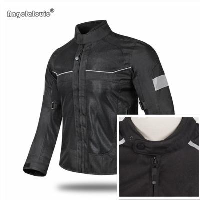China Breathable Fashion Waterproof Protective Customize Racing Suit Leather Motorbike Racing Jacket black cool Motorcycle motorbike Suit for sale