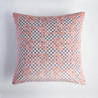 Chine Coussin décoratif à la maison Sofa Spring de jardin de couverture de coussin imprimé par polyester imperméable à vendre
