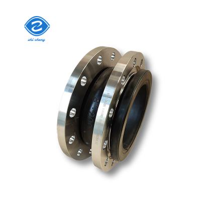 China Ronde kopcode EPDM rubber materiaal flexibel Dn150 flensverbinding Pn16 uitbreidingsgewricht Te koop