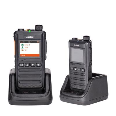China High battery capacity 4000mAh and IP54 Inrico T640 zello 4g walkie talkie portable radio for security T640 for sale
