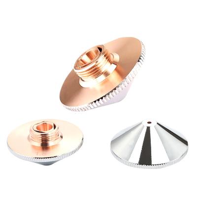 China Laser Cutting Minglaser 28mm Laser Nozzle Fiber Laser Cutting Machine Dual Layer Caliber1.0 1.5 2.0 2.5 3.0 3.5 For WSX Precitec for sale