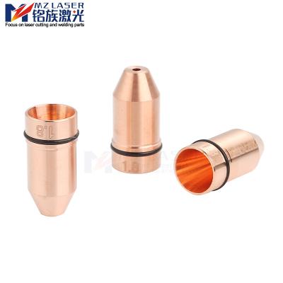 China Laser Cutting Minglaser Bullet Laser Nozzles 1.0 1.2 1.5 2.0 2.5 3.0 Single Layer For Lasermech Bystronic DNE Fiber Laser Cutting Machine Head for sale