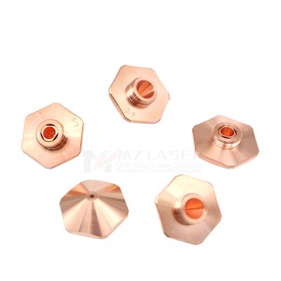 China Laser Cutting Minglaser Laser Nozzles Single Hex D32mm M14 Dual Layer For BODOR Fiber Laser Cutting Machine Head for sale