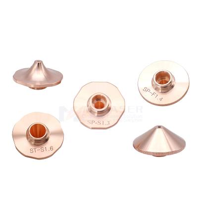 China Laser Cutting Minglaser Laser Nozzles PS ST D28 H15 Single Dual Layers For WSX Precitec Fiber Laser Cutting Machine Head for sale