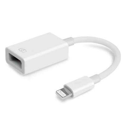 China Mobile Devices Computer USB Camera OTG Adapter Cable Type-C .desk Data Converter For Phone iPad IOS 12 ligthning 13 OTG Camera Adapter for sale