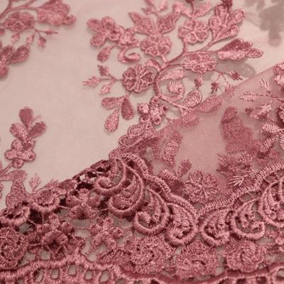 China Latest 2021 Breathable Polyester 3D Yellow Flower Flat Mesh Embroidery Fabrics For Fabric Dress for sale
