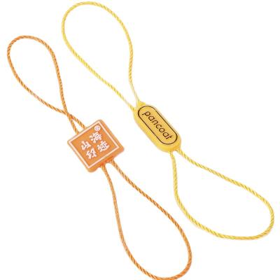 China Latest Cheap Custom Plastic Clothing Hanging Tag Rope Sustainable Manufacturers for sale