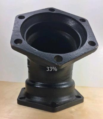 Chine 45 degrés de rayon court coude 350Di fer ductile AWWA C153 6