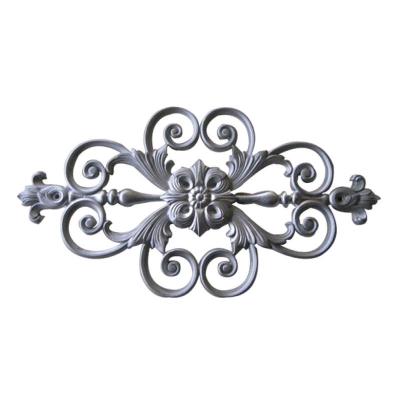 China Dekorativer Roheisen-Zaun Parts/Rosetten verzieren Roheisen-Tor-Platten zu verkaufen