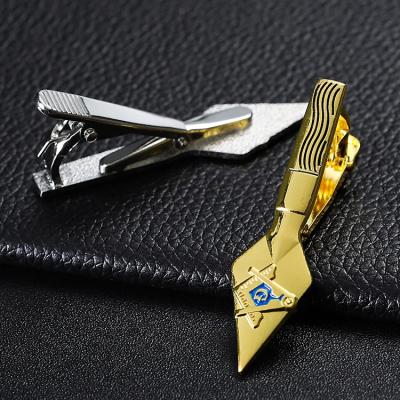 Chine Enduit d'or et d'argent, émail doux, attaches de cravate maçonnique, attache de cravate d'avion, attache de cravate gravée, épingle à cravate à vendre