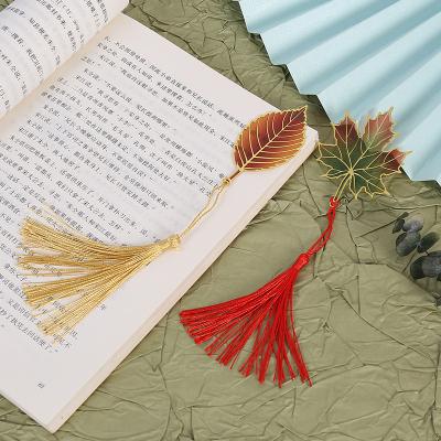 China Customized Kawaii Genshin Impact Design UV Printing Gold Plated Metal Bookmark for sale