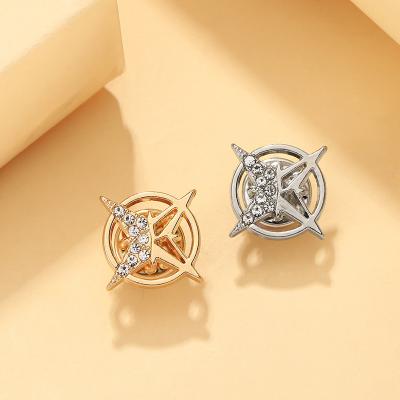 China Metal Star Lapel Pin Badge Logotipo Custom Soft Hard Enamel Pin à venda