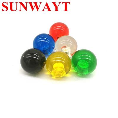 China For Clear Crane Arcade Joystick Ball Top 35mm For Video Game Machines Joystick Parts Crystal Joystick Top Ball for sale