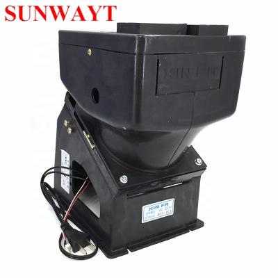 China Wholesale 220V Plastic Black Coin Hopper 6 Holes For Mario Slot Game Machine for sale
