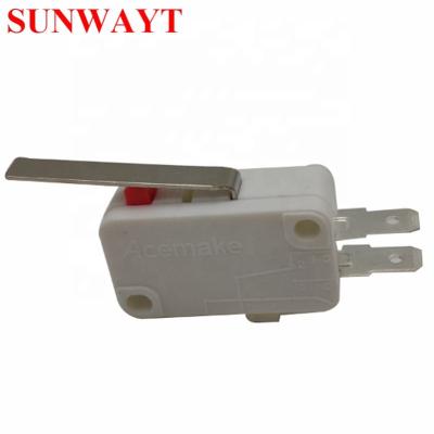 China Arcade Machine Joystick Good Quality Acemake White Microswitch For Joystick 3 Terminal For Electronic Game Arcade Machine Joystick Micro Switch for sale