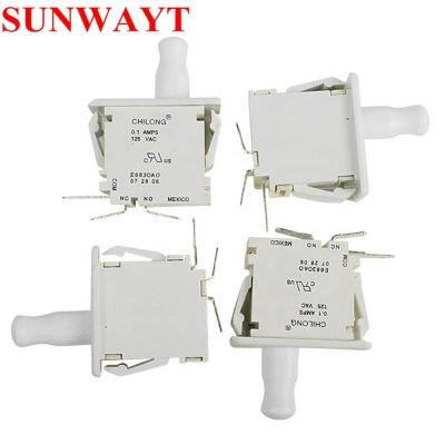 China White Arcade Push Buton 3 PIN Game Machine Coin Door Gate Switch for sale