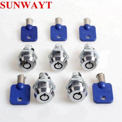 China Mailbox 28mm Cabinet Lock/Telephone Booth/Machine Play Security Zinc Alloy Die Cast Keyed Alike Cabinet Cam Door Lock Tubular Round Cylinder Lock metal letters for sale