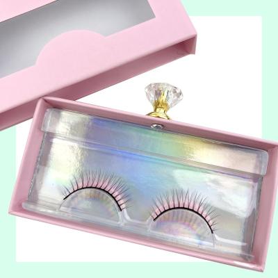 China Lash Vendor Wholesale Supplier Colorful Anime Colored Faux Mink Eyelash Set Private Label for sale