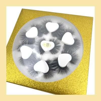 China Factory wholesale fiber strip low price natural long lashes full supplier 7 pairs eyelash set for sale