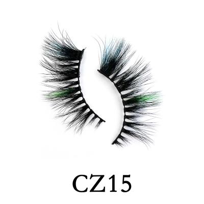 China Private Label Colorful 3D Colored Lashes Colored Faux Mink Lashes Fluffy Korea KBS 5D Lashes Dramatic Color Eyelash Wholesale for sale