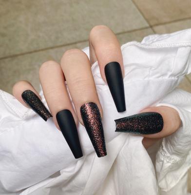China Bling French Artificial Hot Luxury Beauty Products tiktok custom nail art nails press on salon fake nail tips nails supplies pac for sale