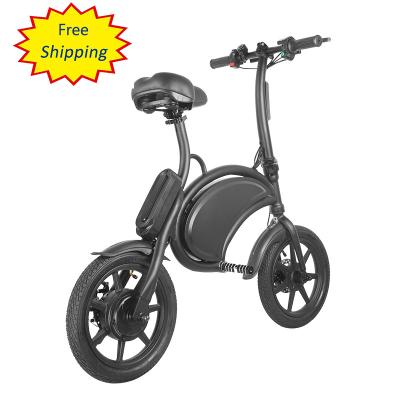 China Cheap Alloy EU Warehouse 350W Mini City Ebike Adult Electric Aluminum 14Inch Bicycle for sale