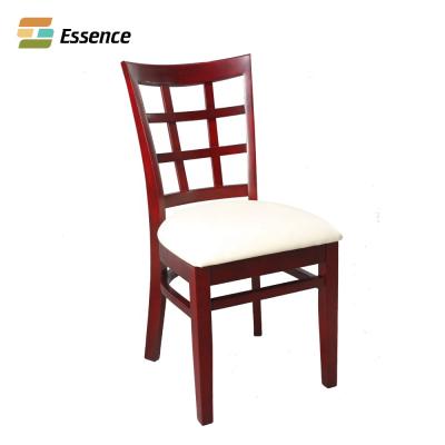 China Dining Chair Fast food dark wood restaurant wood design dining chair for sale